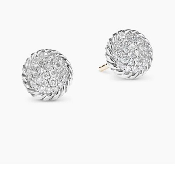 David Yurman Jewelry - David Yurman Chatelaine collection diamond  stud earrings💕DY stamp